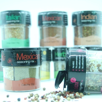 Вкусная и подлинная смешанная мельница МЕРСЕЙНАЯ СОЛЬ ЛИМОН Смесь черного перца