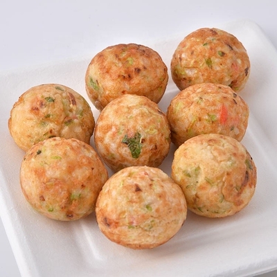 Вкусный такояки-бобовый шар заморожен для удобства и подлинности